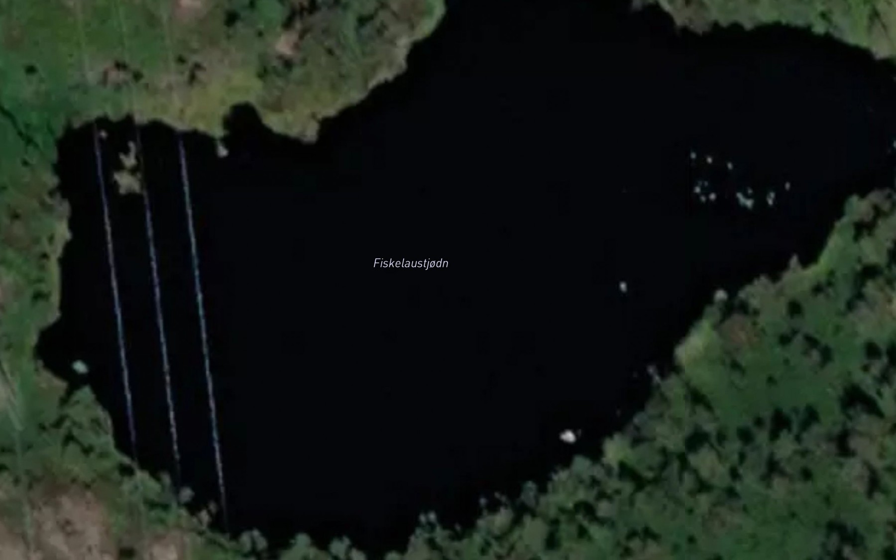 Satellite map of the Fiskelaustjodn