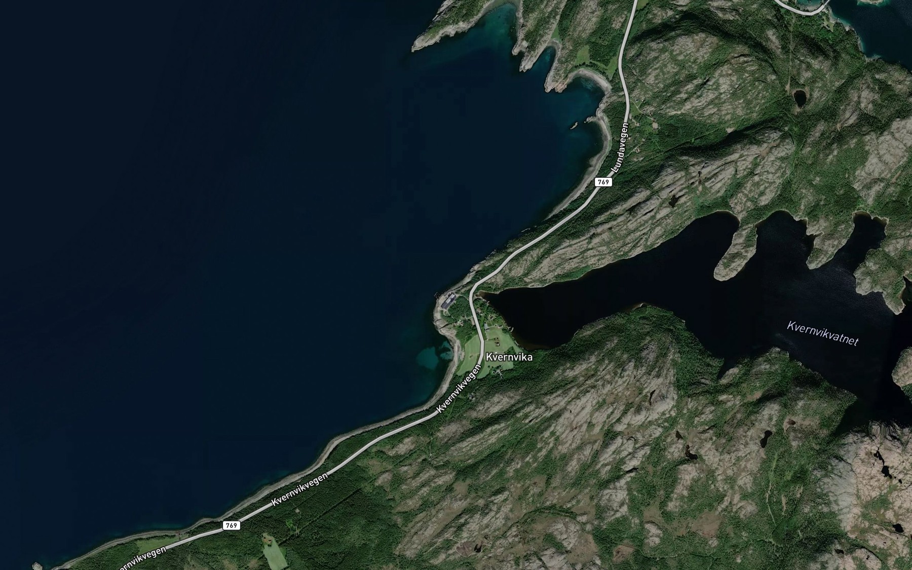 Satellite map of the Kuppelvika