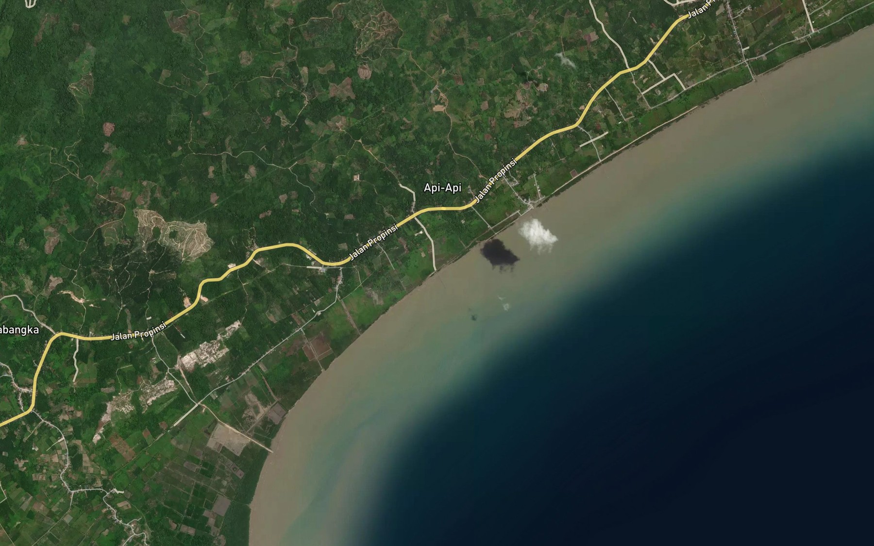 Satellite map of the Sungai Limaukembang