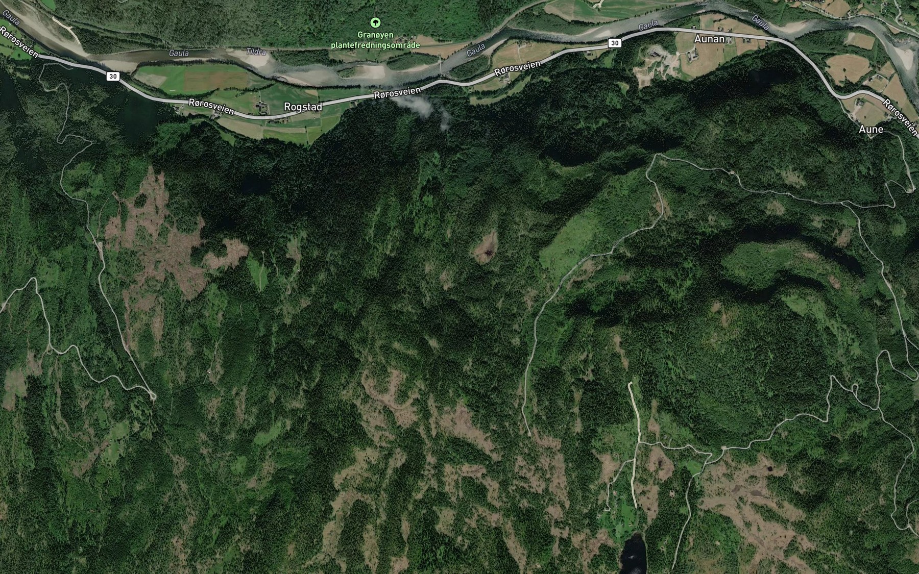 Satellite map of the Blomasbekken