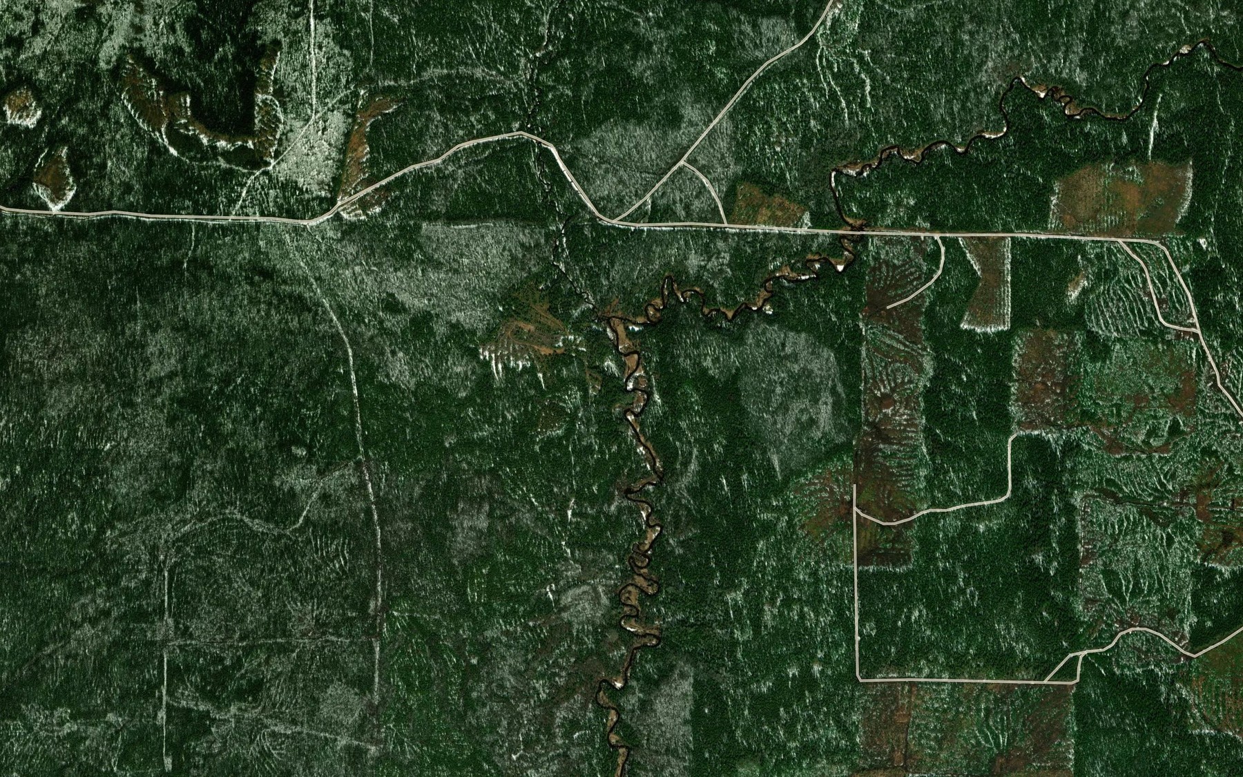 Satellite map of the Kargava