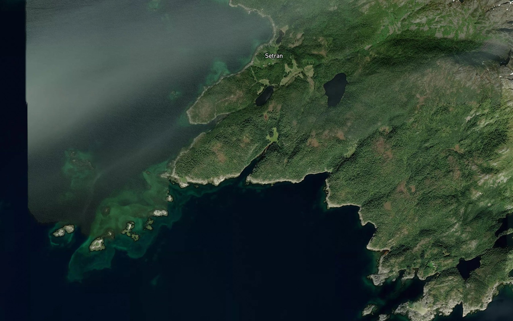 Satellite map of the Traetvikosen