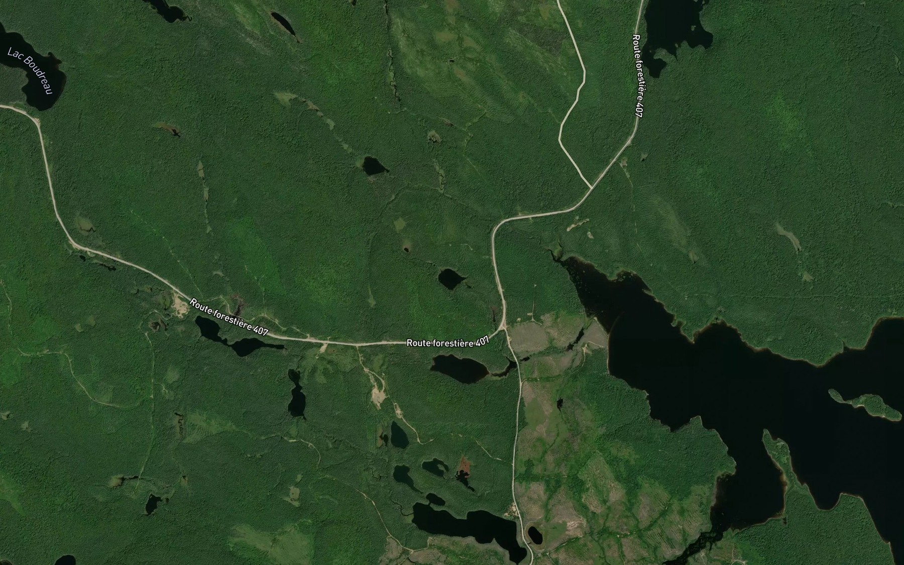 Satellite map of the Lac Kawisikimactcecik