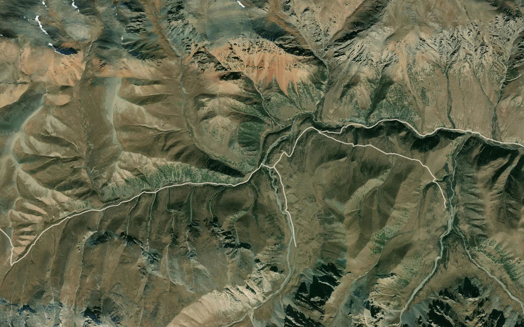 Satellite map of the Kashkasu