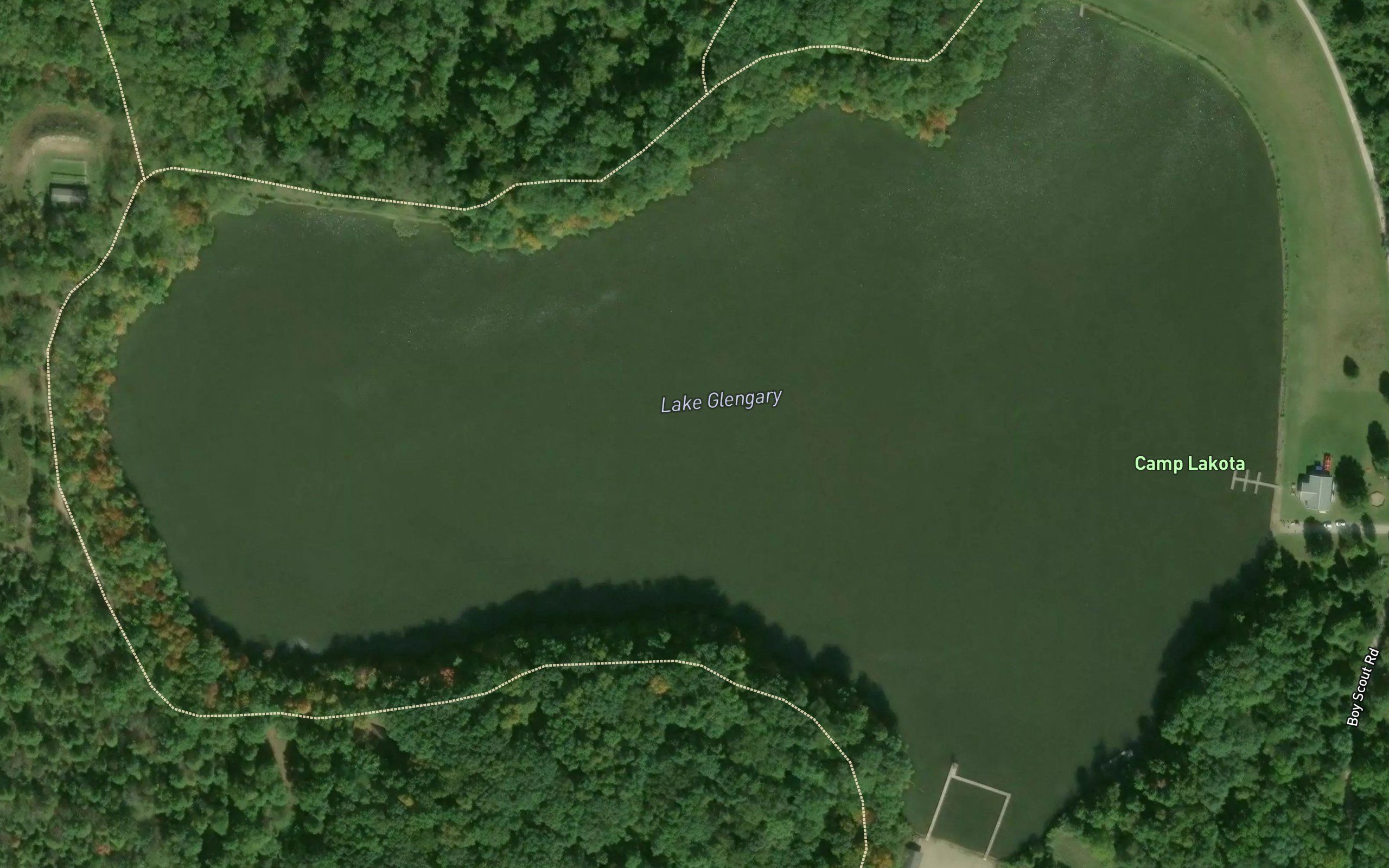 Camp Lakota Boy Scout Lake