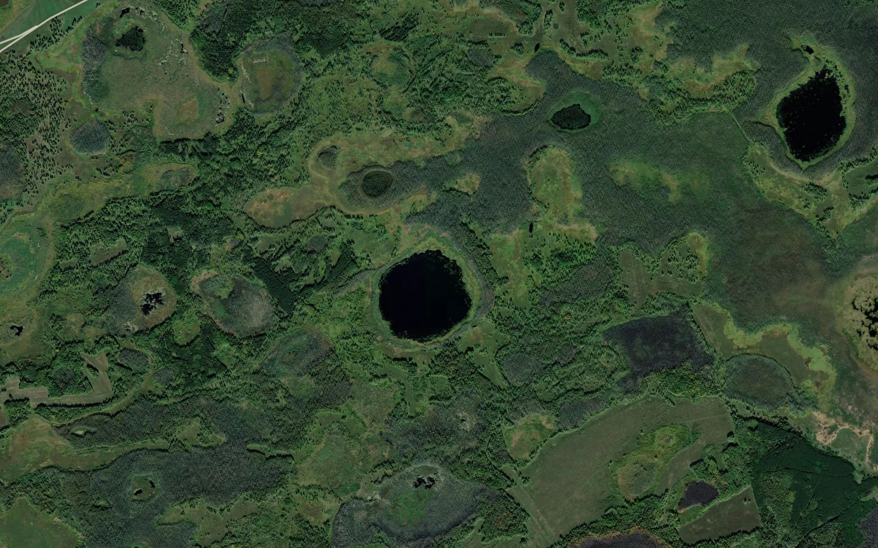 Satellite map of the Ozero Kochushly