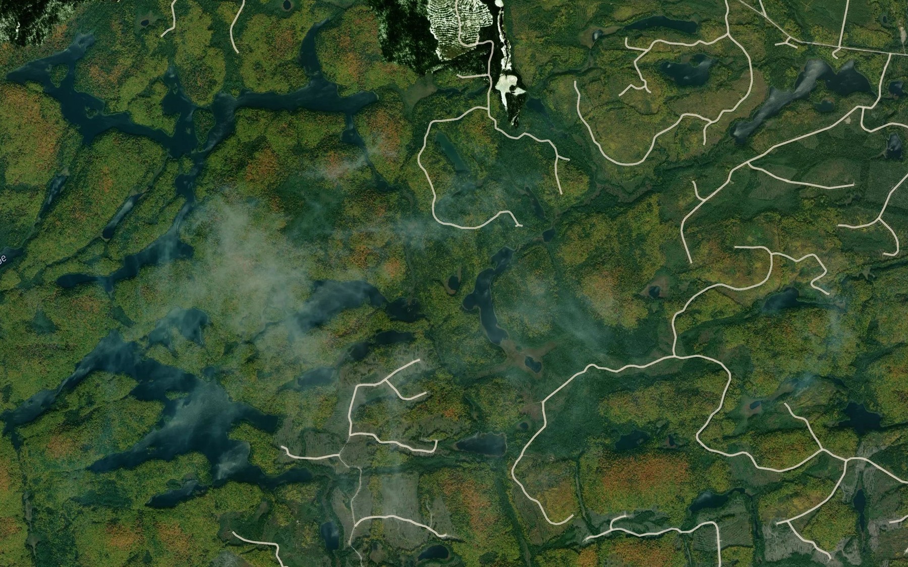 Satellite map of the Lac Salep