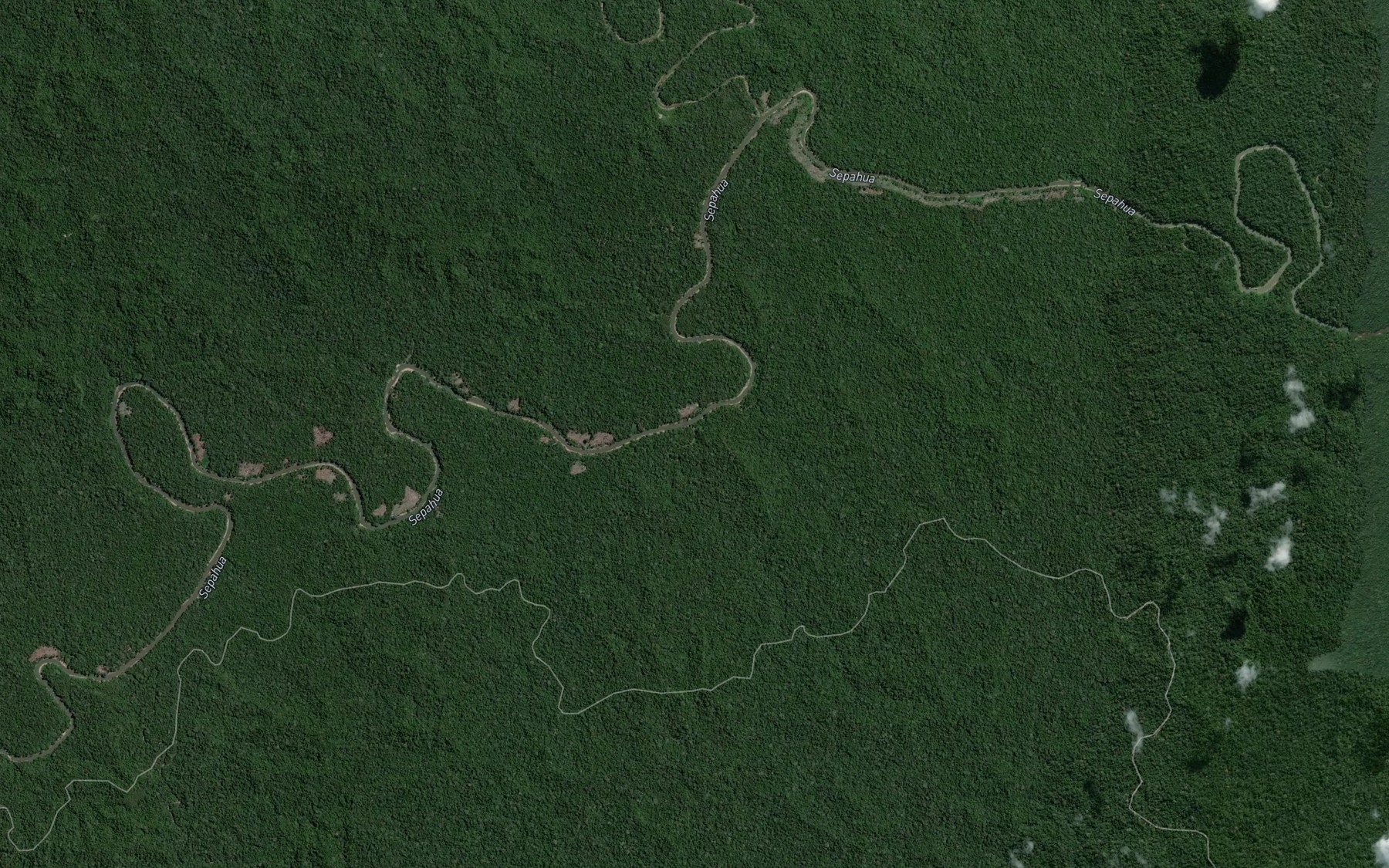 Satellite map of the Quebrada Oje