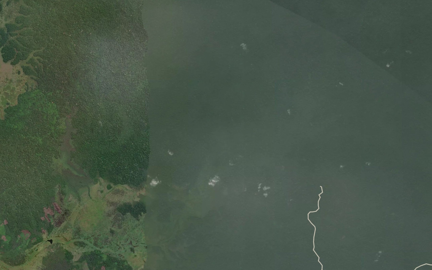 Satellite map of the Ndokama