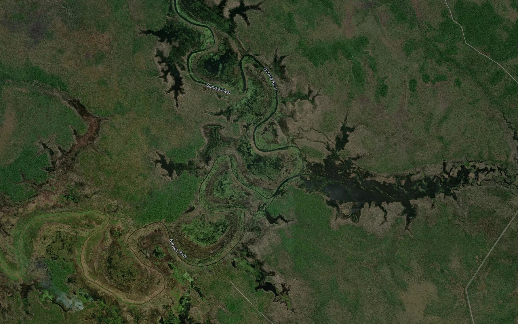Satellite map of the Sungai Damiet