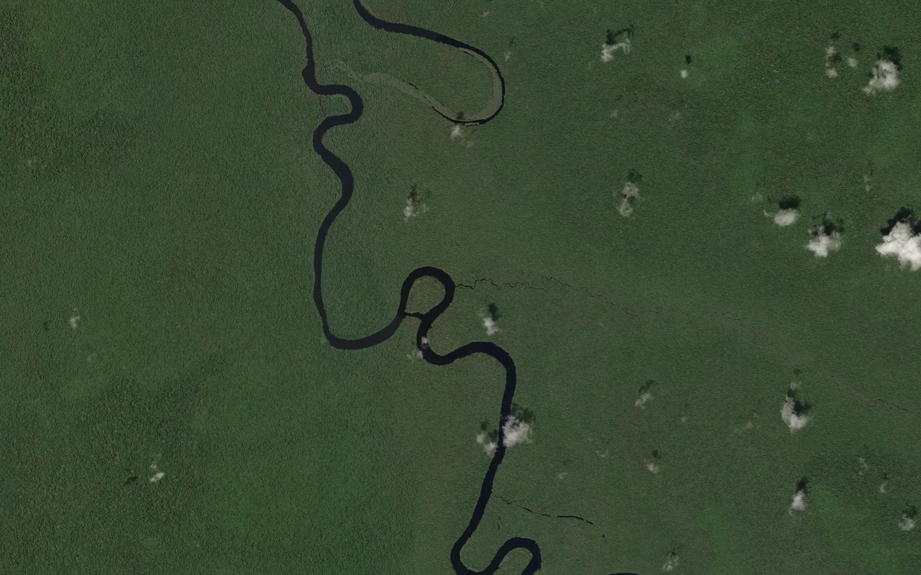 Satellite map of the Ituali