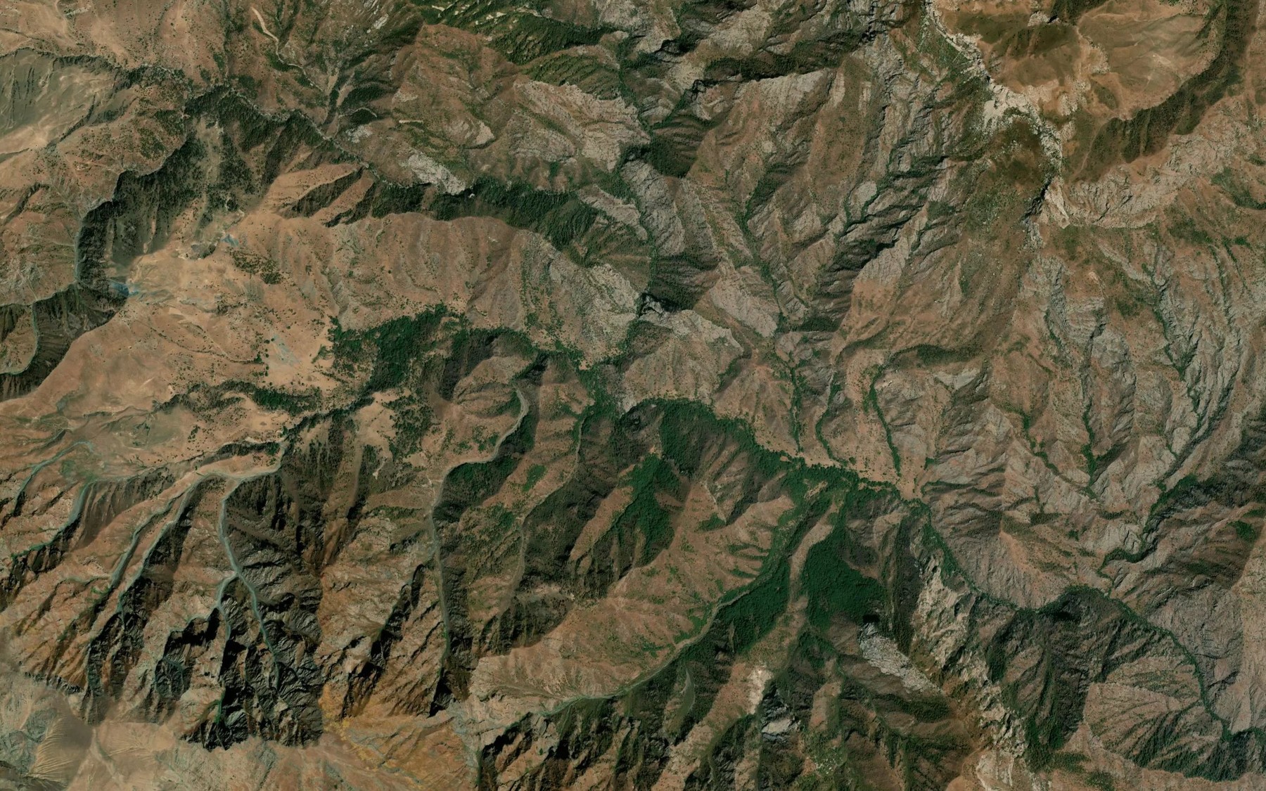 Satellite map of the Chontash