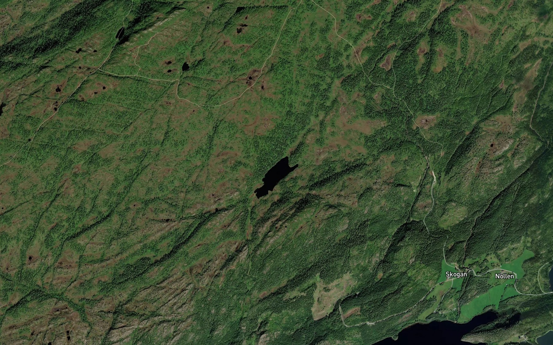 Satellite map of the Olknuttjorna