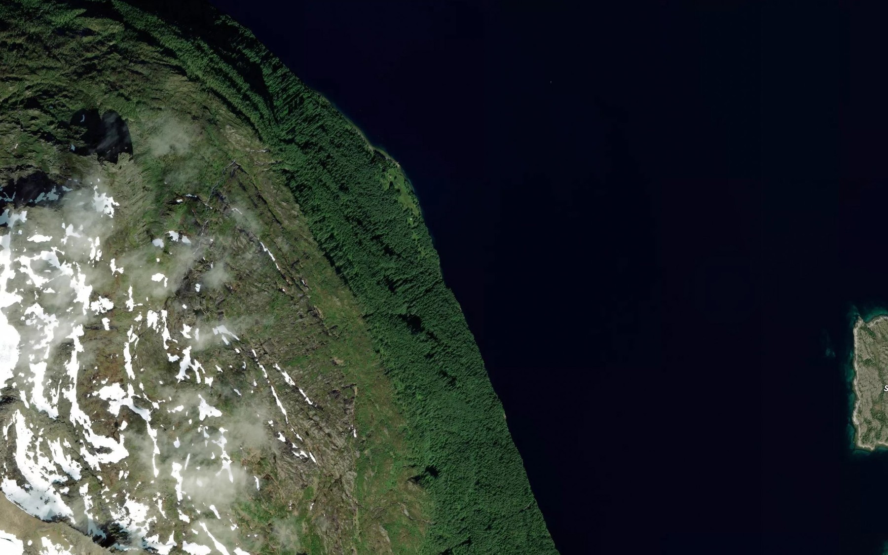 Satellite map of the Hakjerringvika