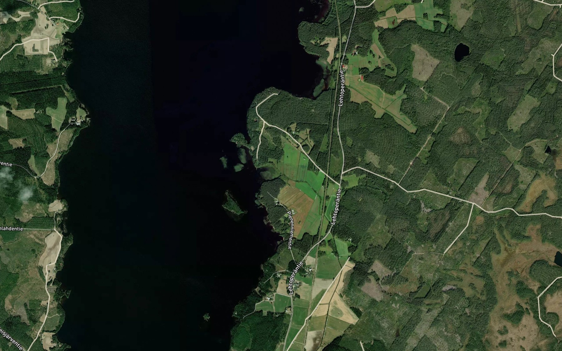 Satellite map of the Kotajoki
