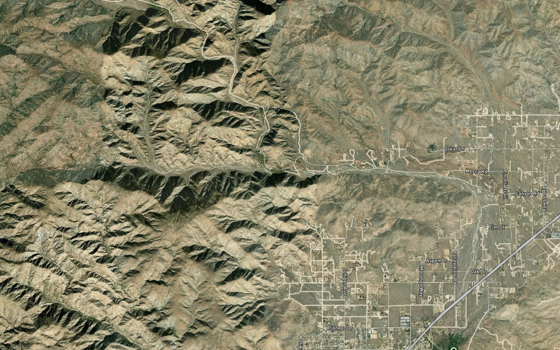 Satellite map of the Sherman Shady Spring