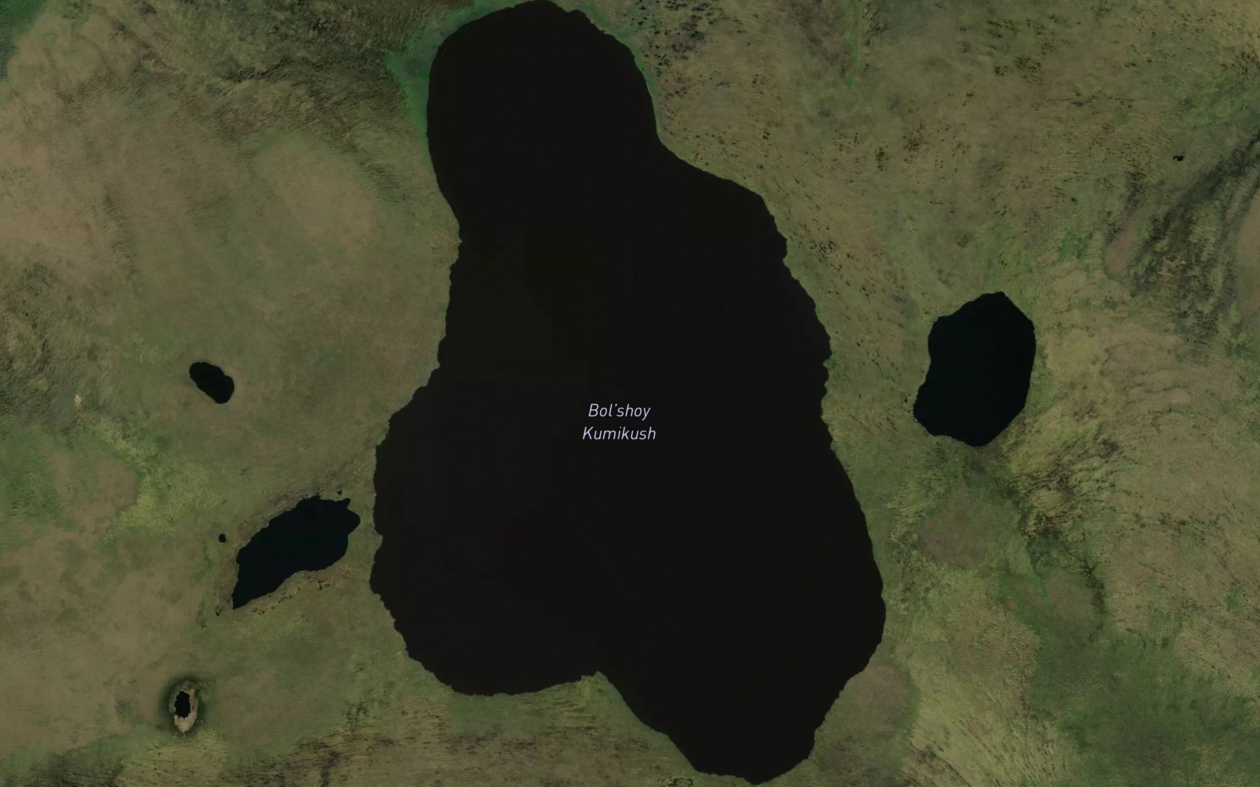 Satellite map of the Ozero Bol'shoy Kumikush