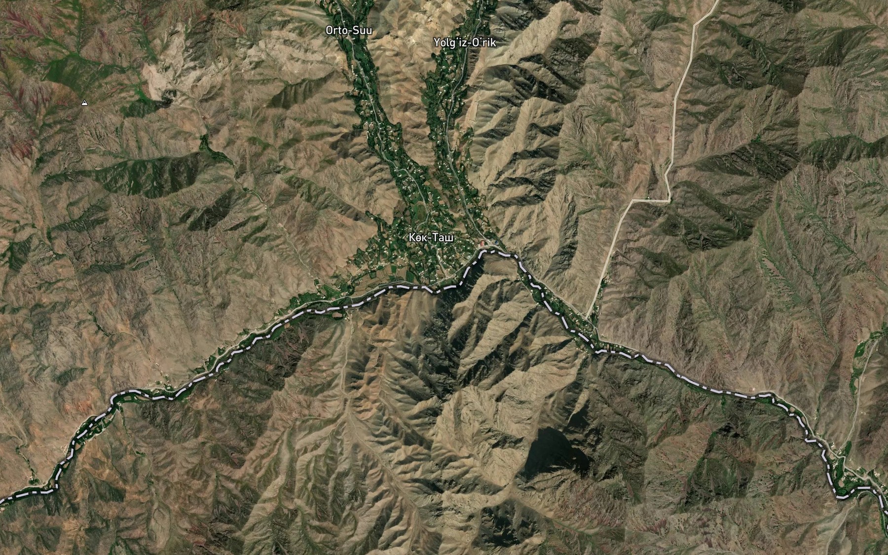 Satellite map of the Ortosu