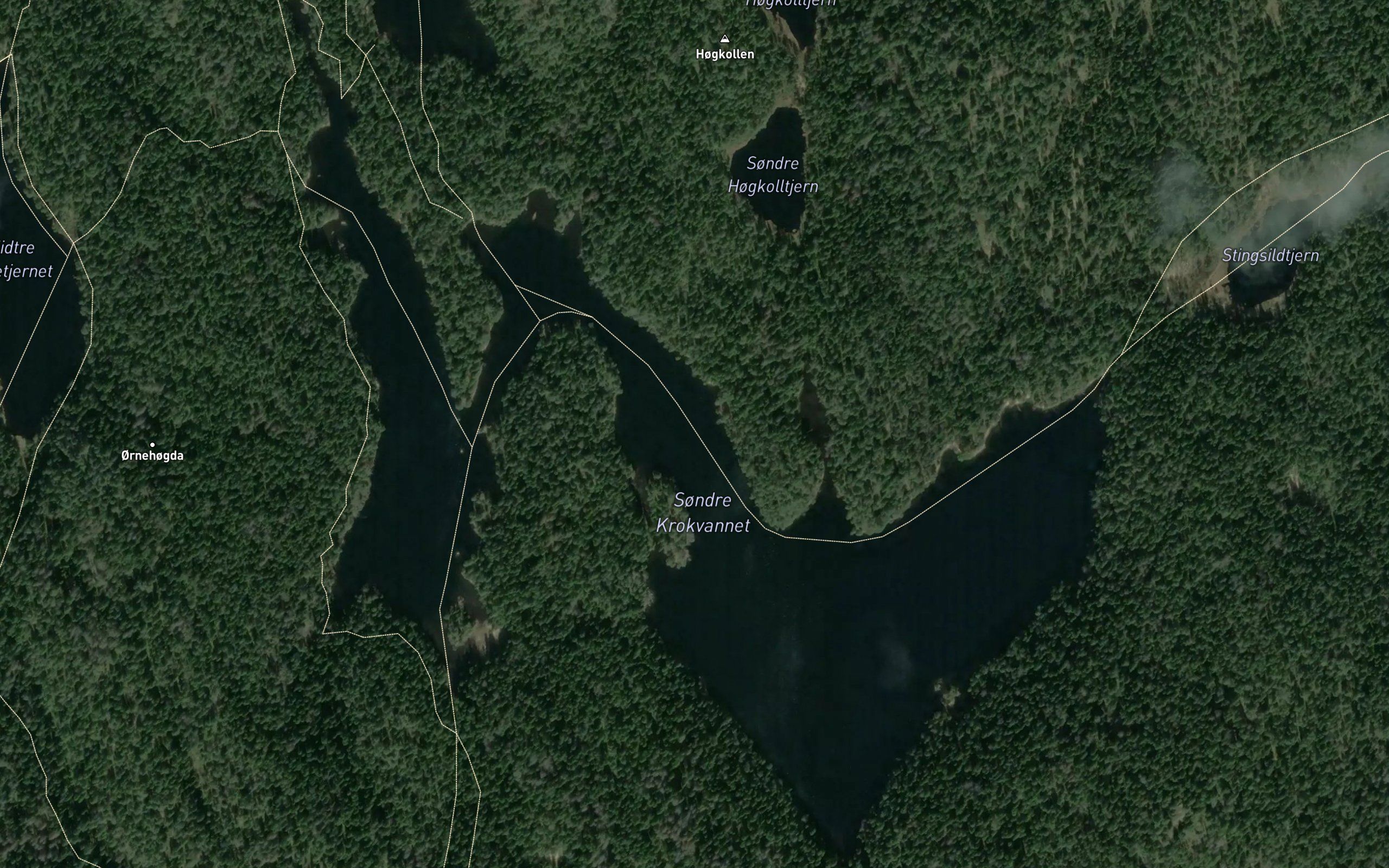 Krokvatnet,sondre