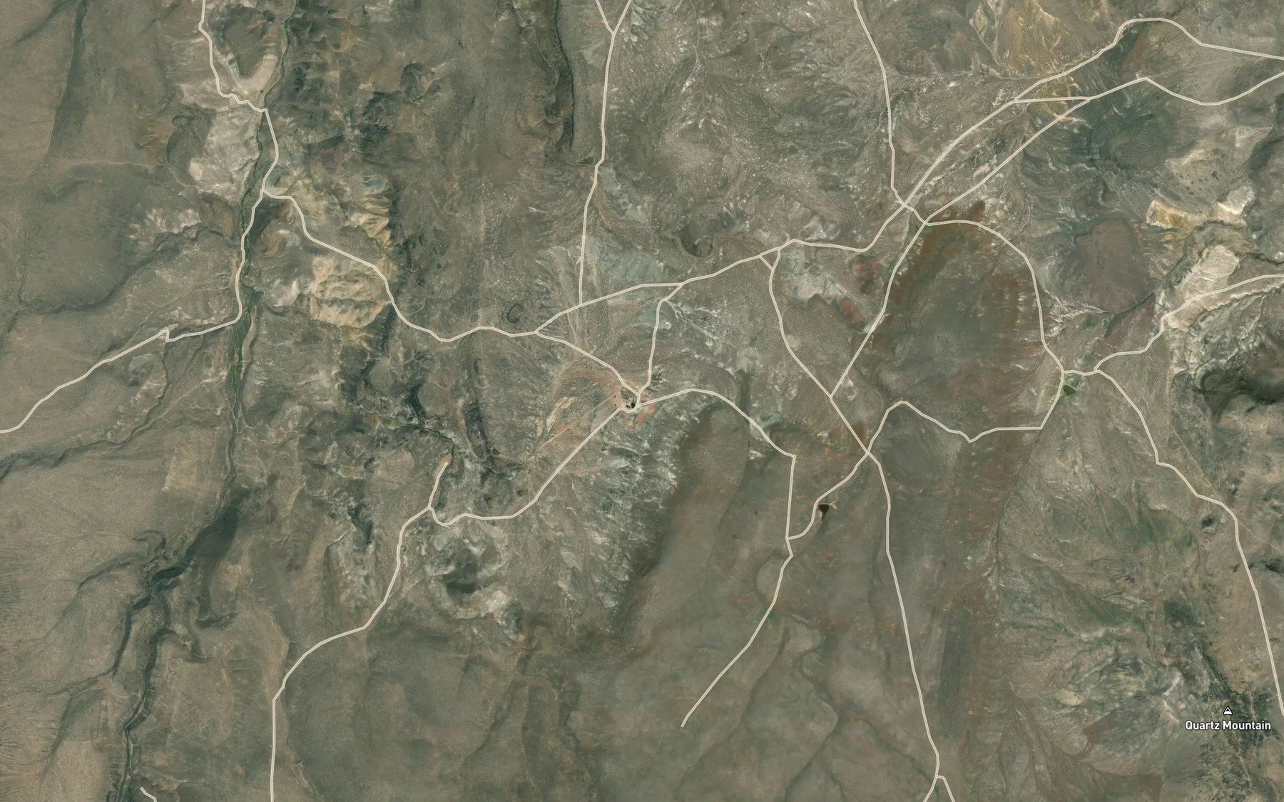 Satellite map of the Mineral Springs