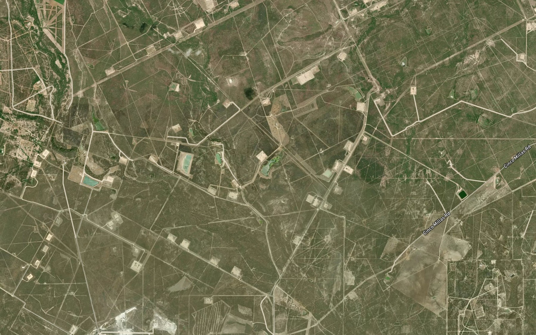 Satellite map of the T R Kuykendall Lake