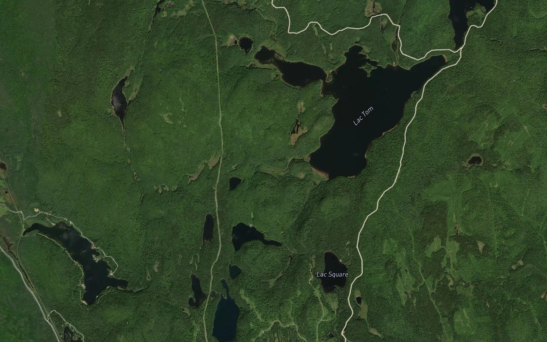 Satellite map of the Lac a Jean-Marc