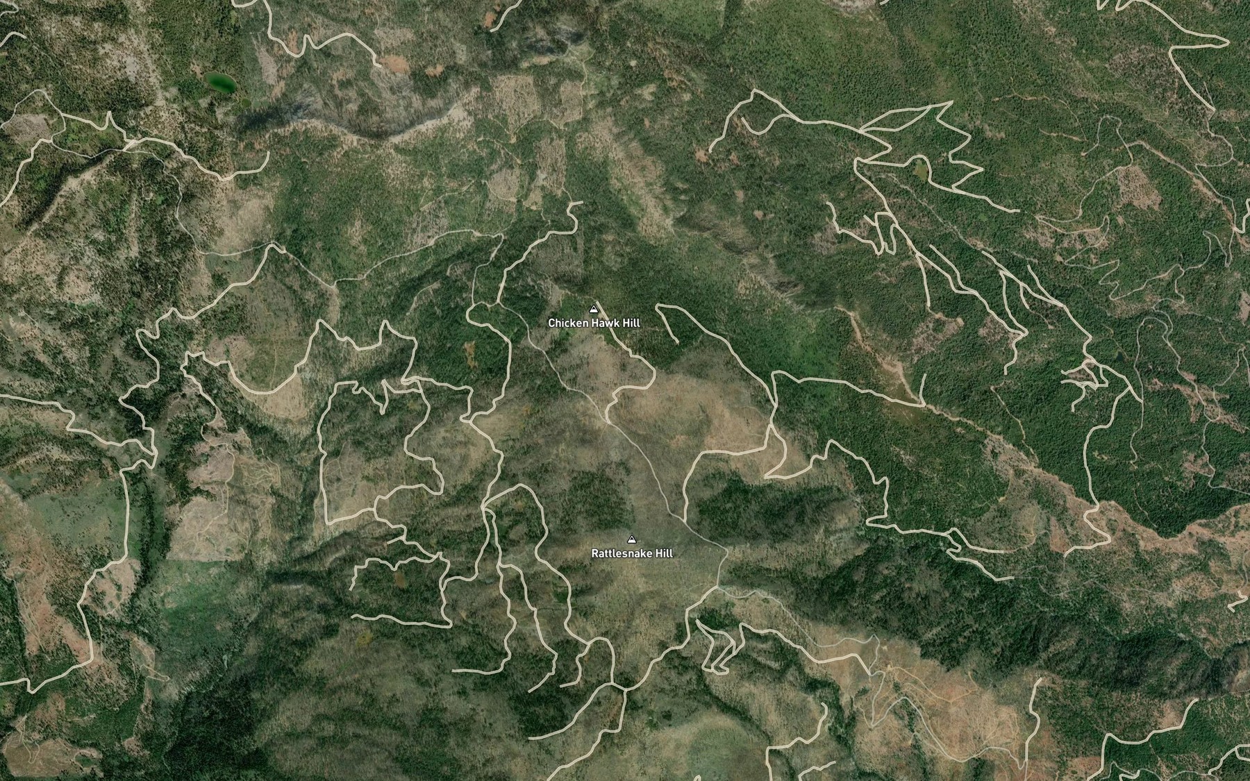 Satellite map of the Sardine Spring