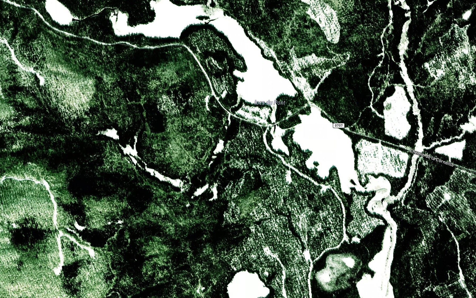 Satellite map of the Riviere Tomasine