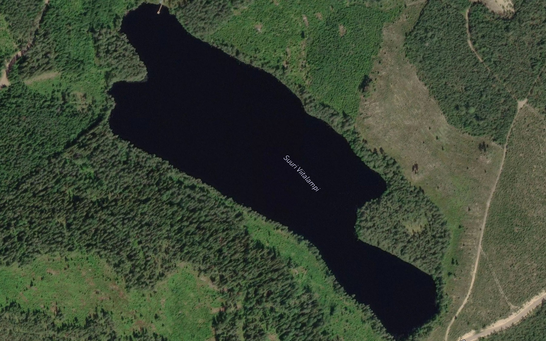 Satellite map of the Suuri Viitalampi