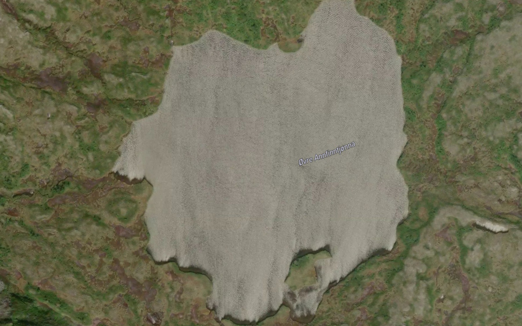 Satellite map of the Ovre Arnfinntjonna