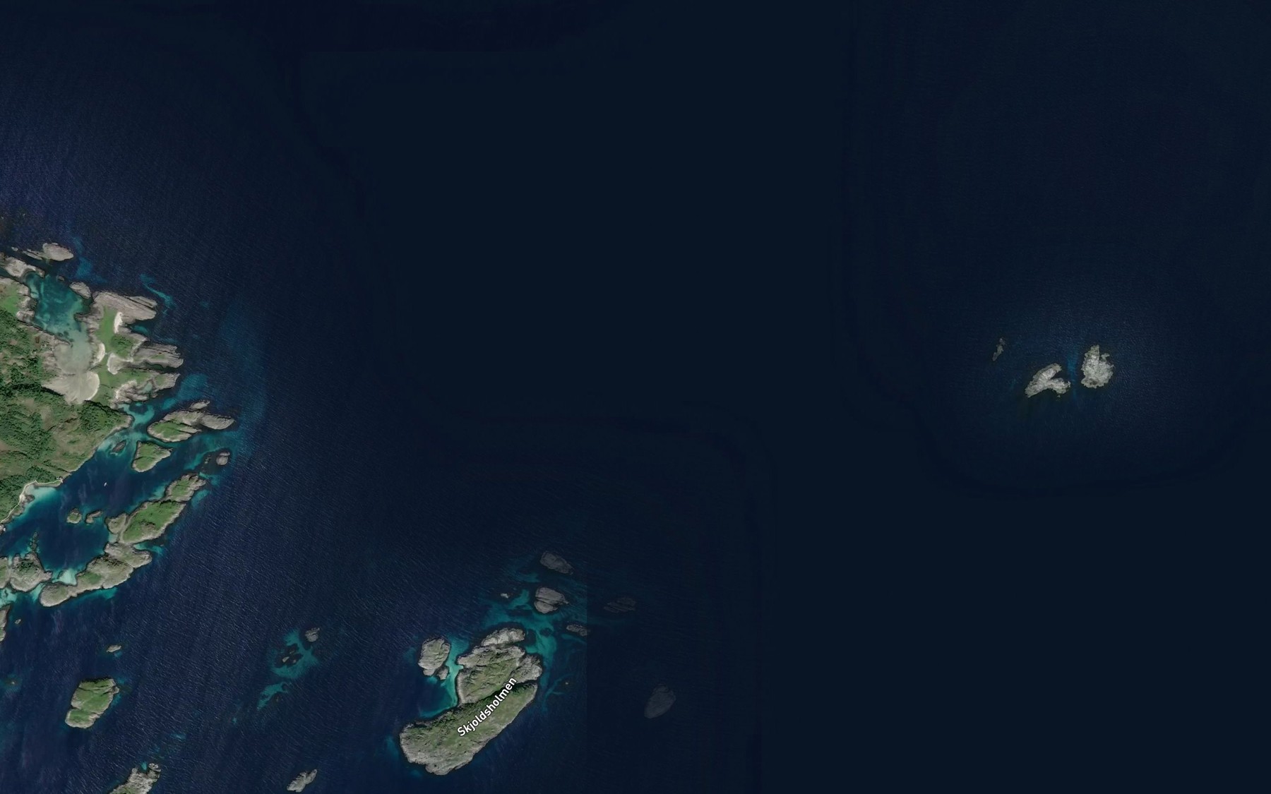 Satellite map of the Flesgrunnan