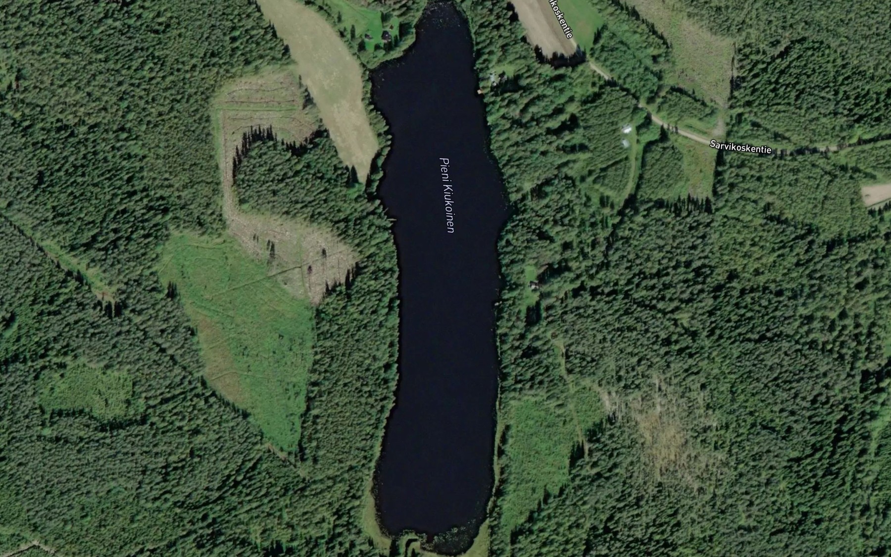 Satellite map of the Pieni Kiukoinen