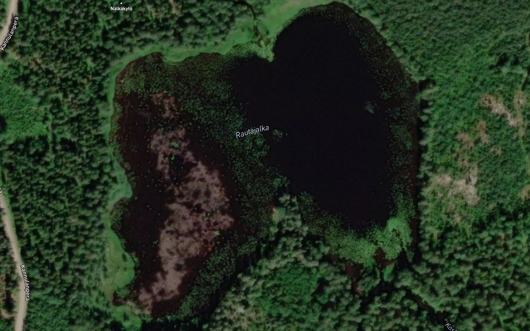 Satellite map of the Rautajalka