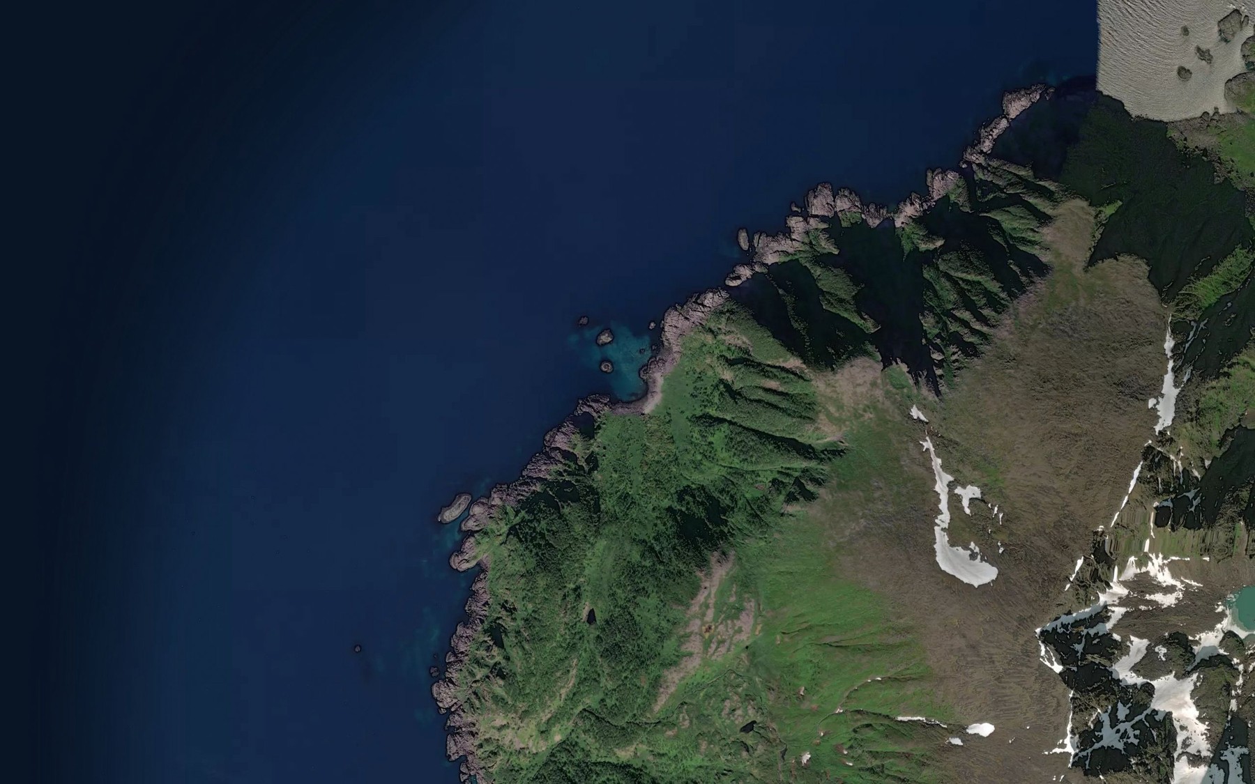 Satellite map of the Fagervika