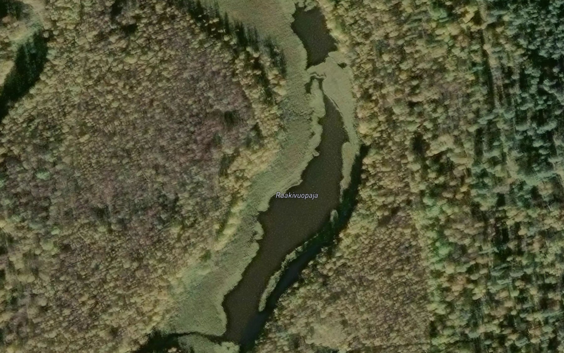 Satellite map of the Raakivuopaja