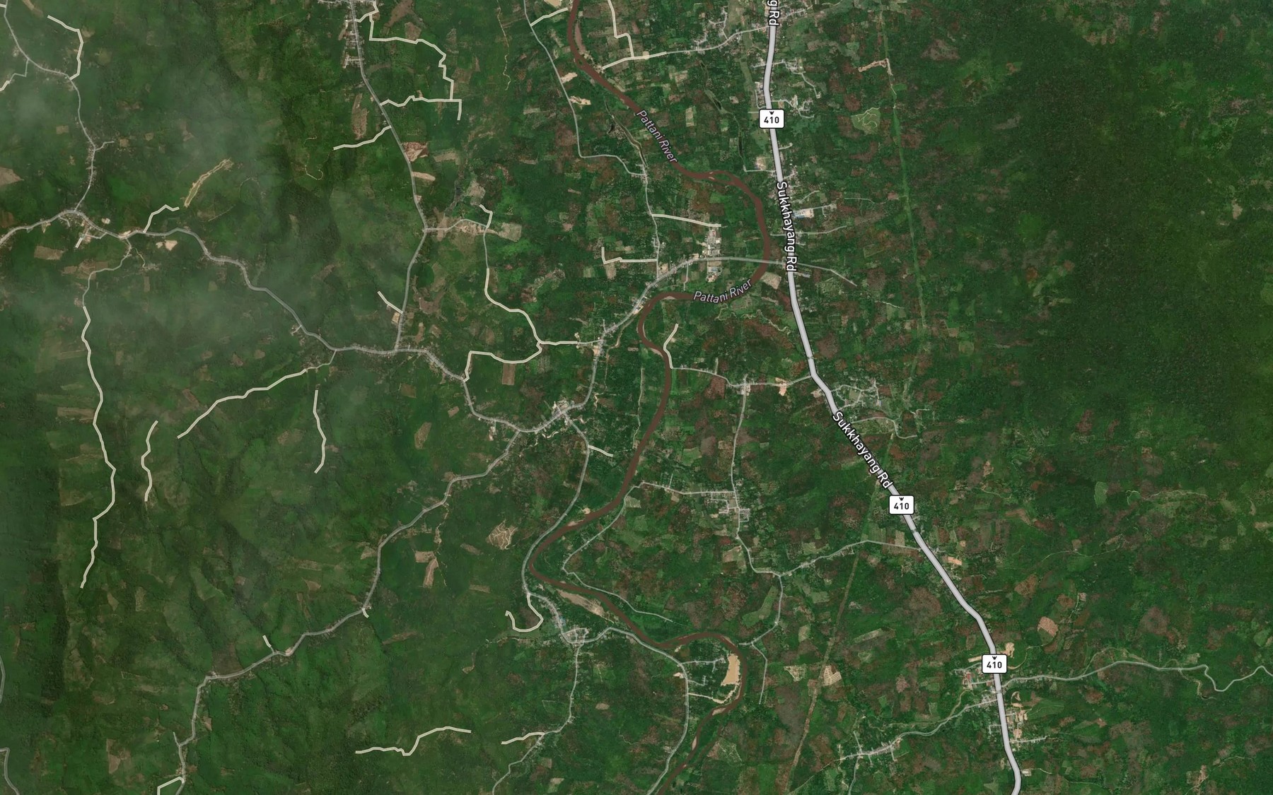 Satellite map of the Huai Bokalo