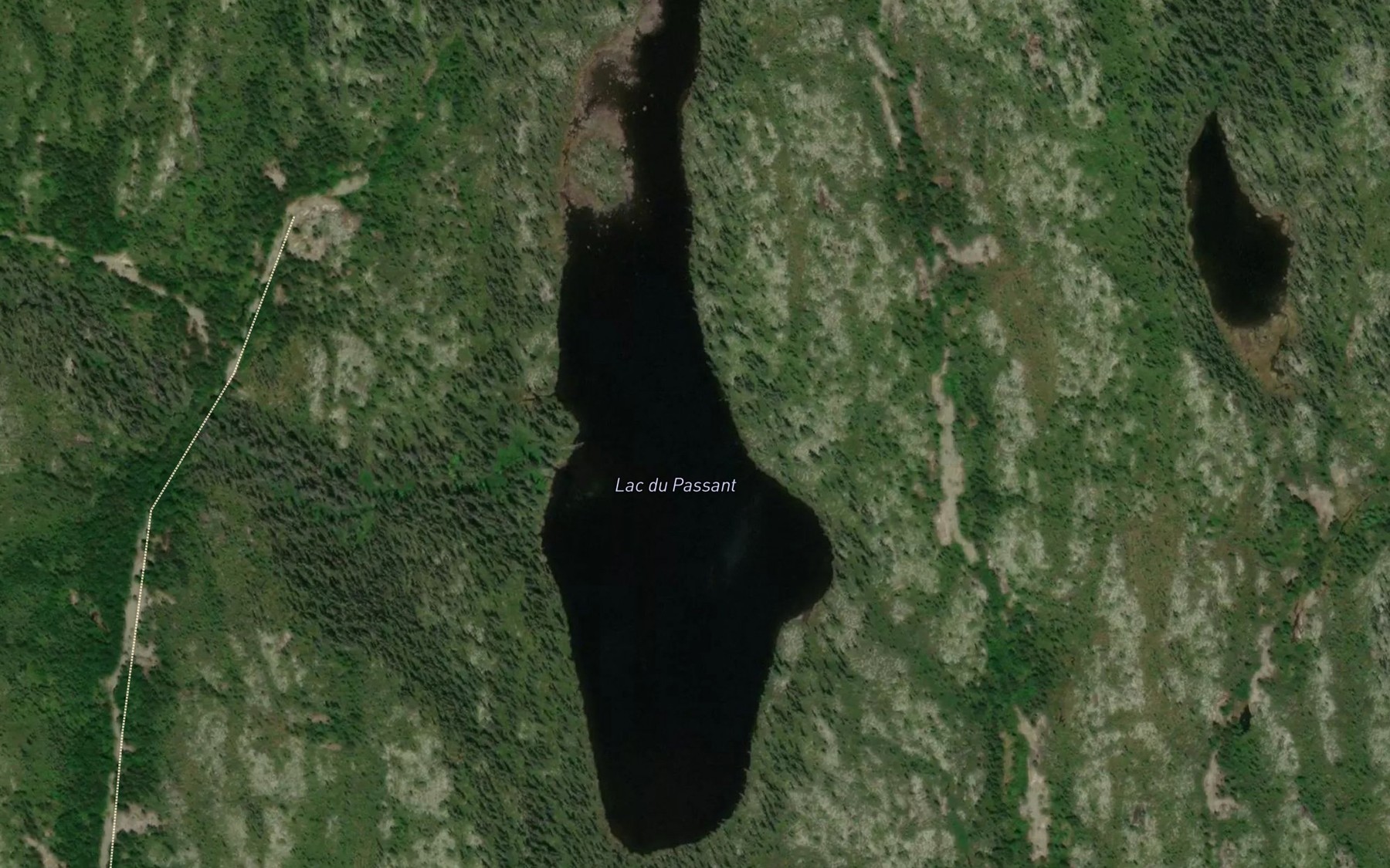 Satellite map of the Lac du Passant