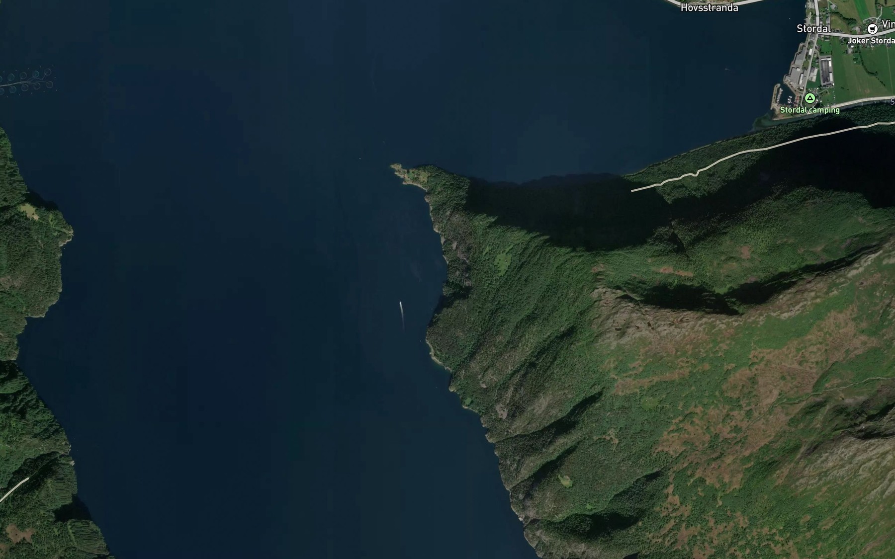 Satellite map of the Roshamn
