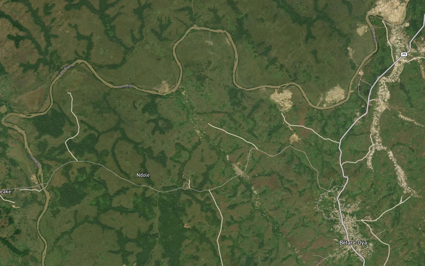 Satellite map of the Mbal
