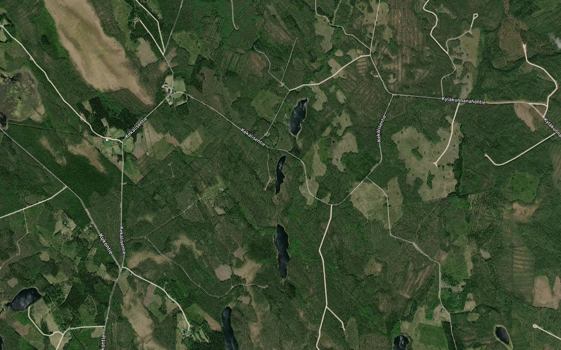 Satellite map of the Keskilampi