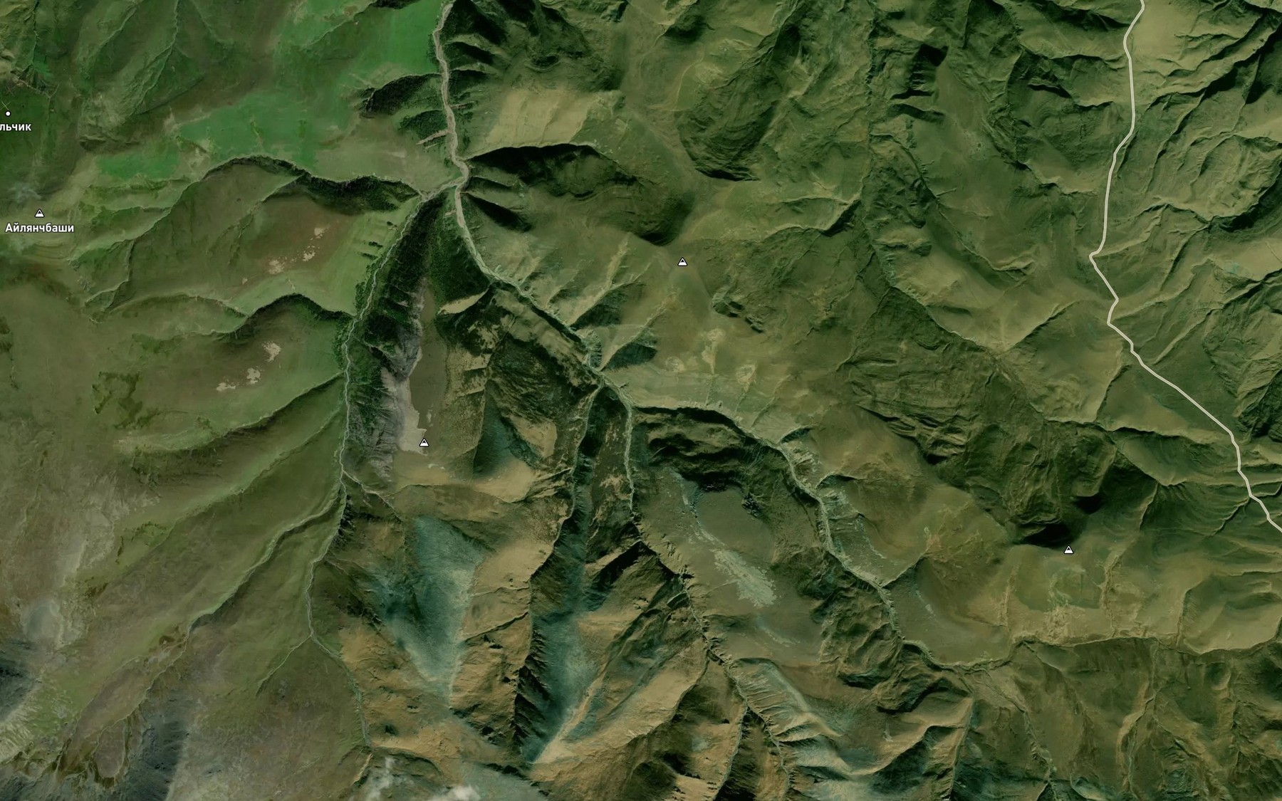 Satellite map of the Bil'bichan