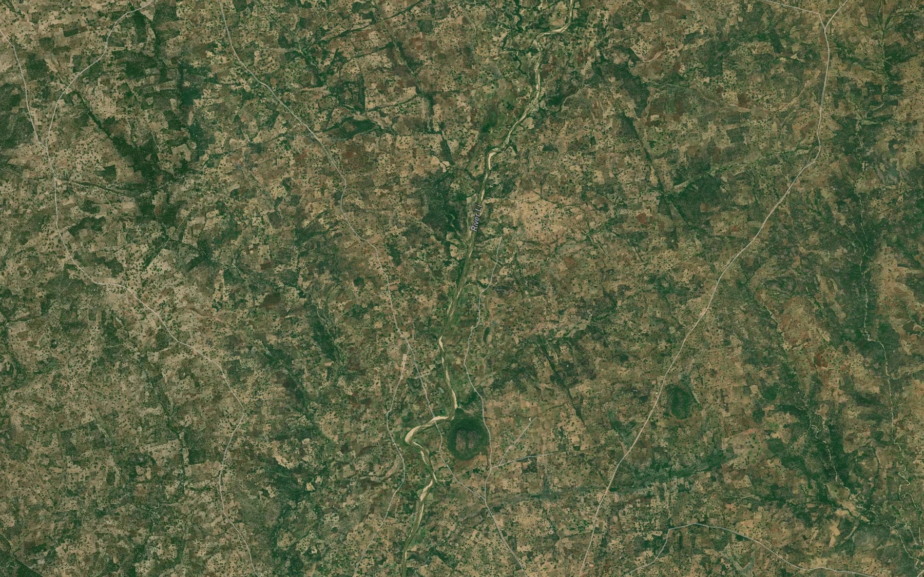 Satellite map of the River Paship