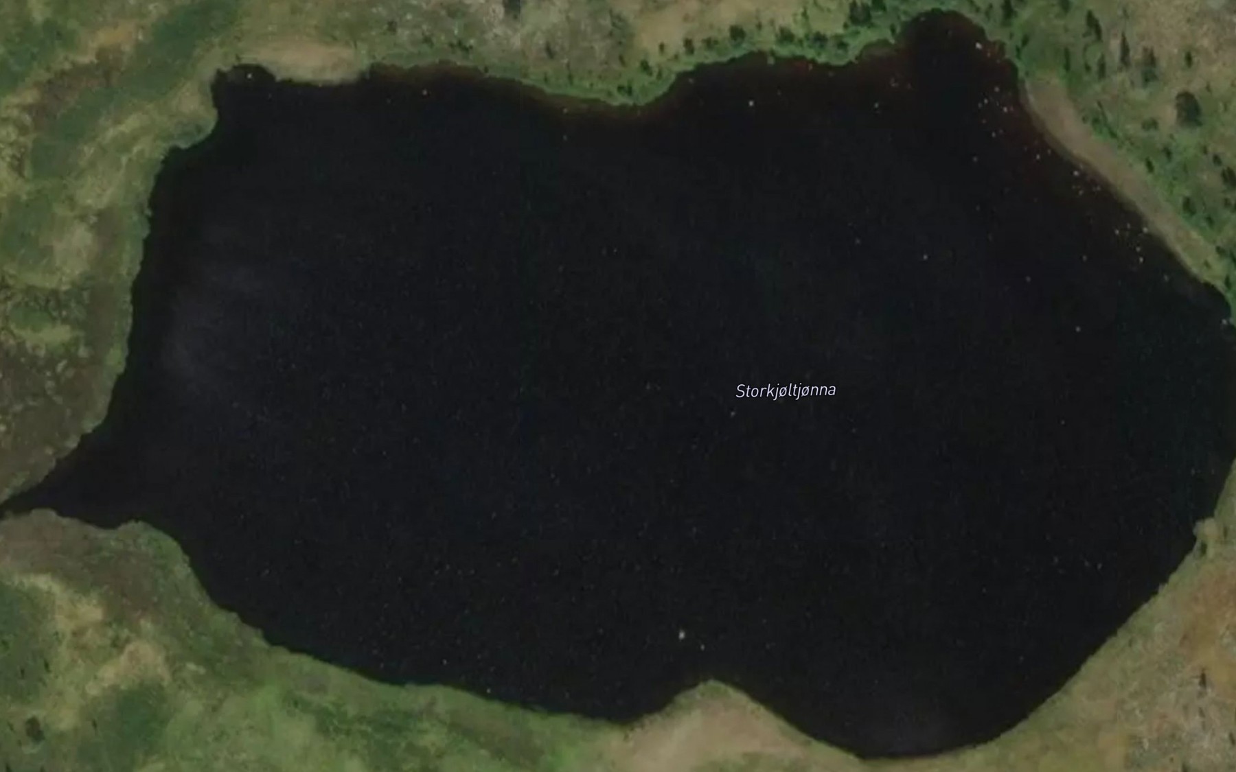 Satellite map of the Storkjoltjorna
