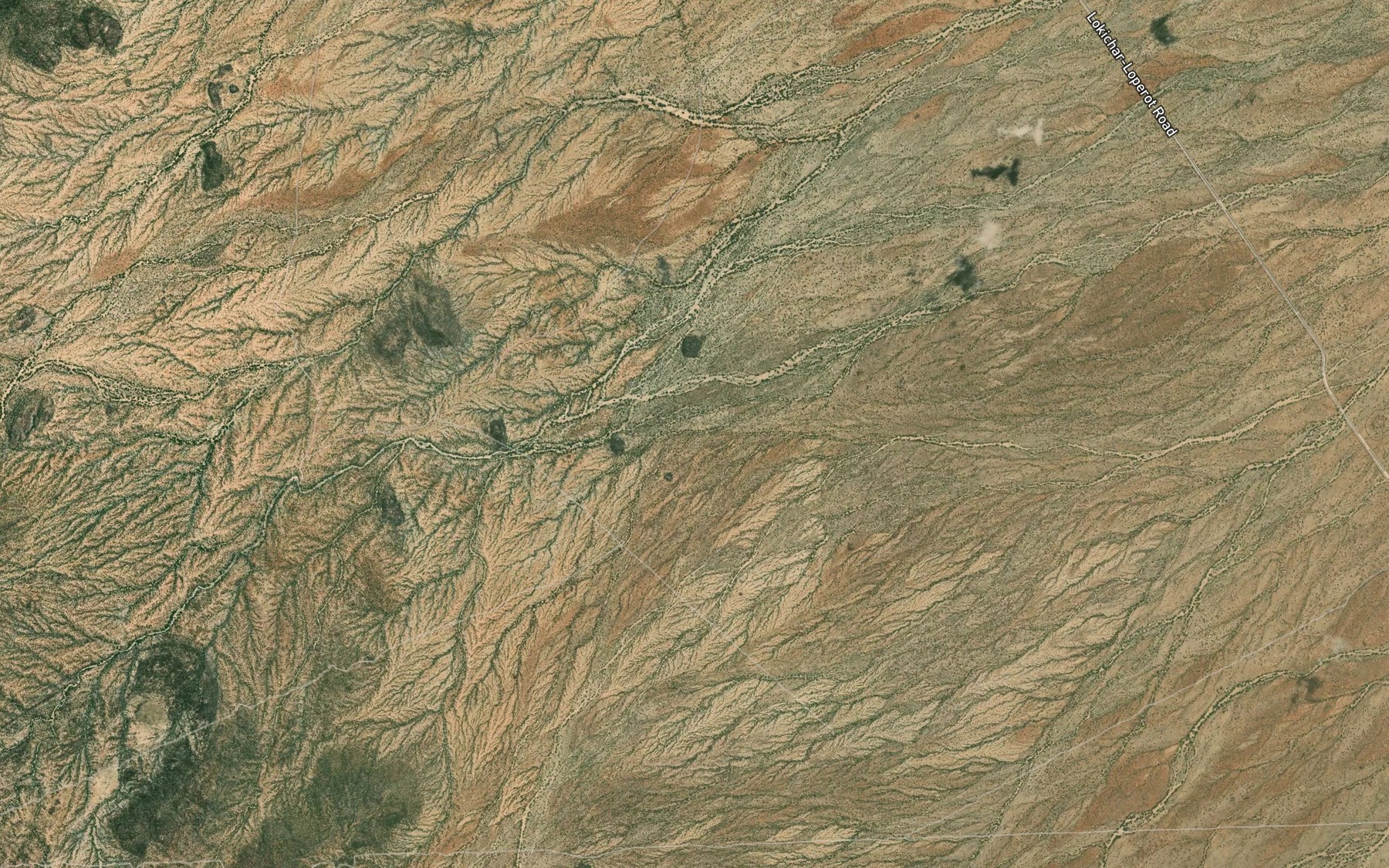 Satellite map of the Aterr
