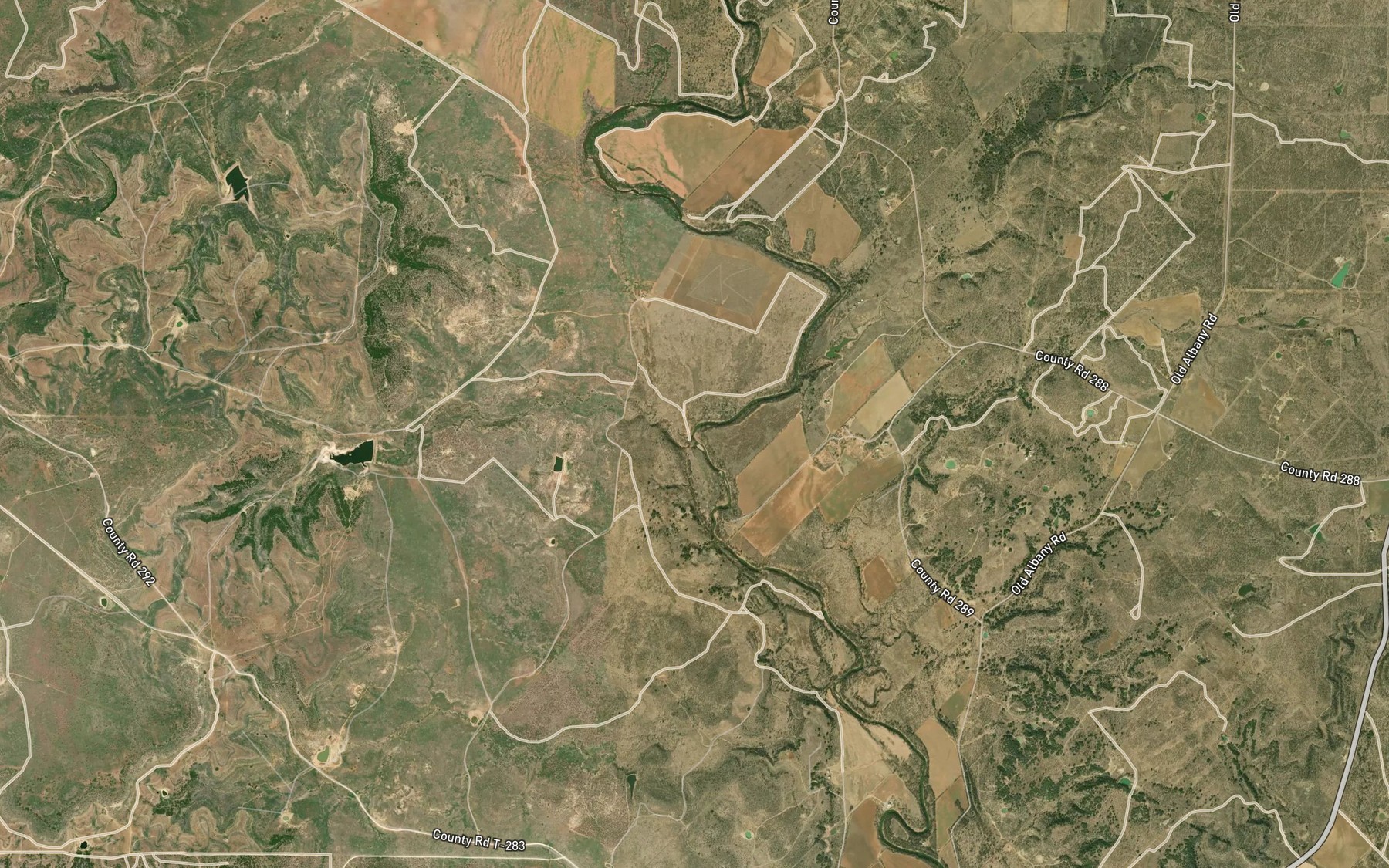 Satellite map of the Jackson Branch