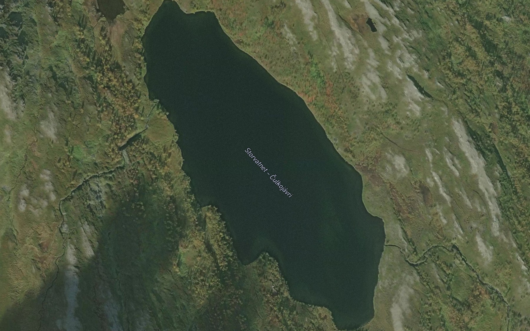Satellite map of the Culkujavri