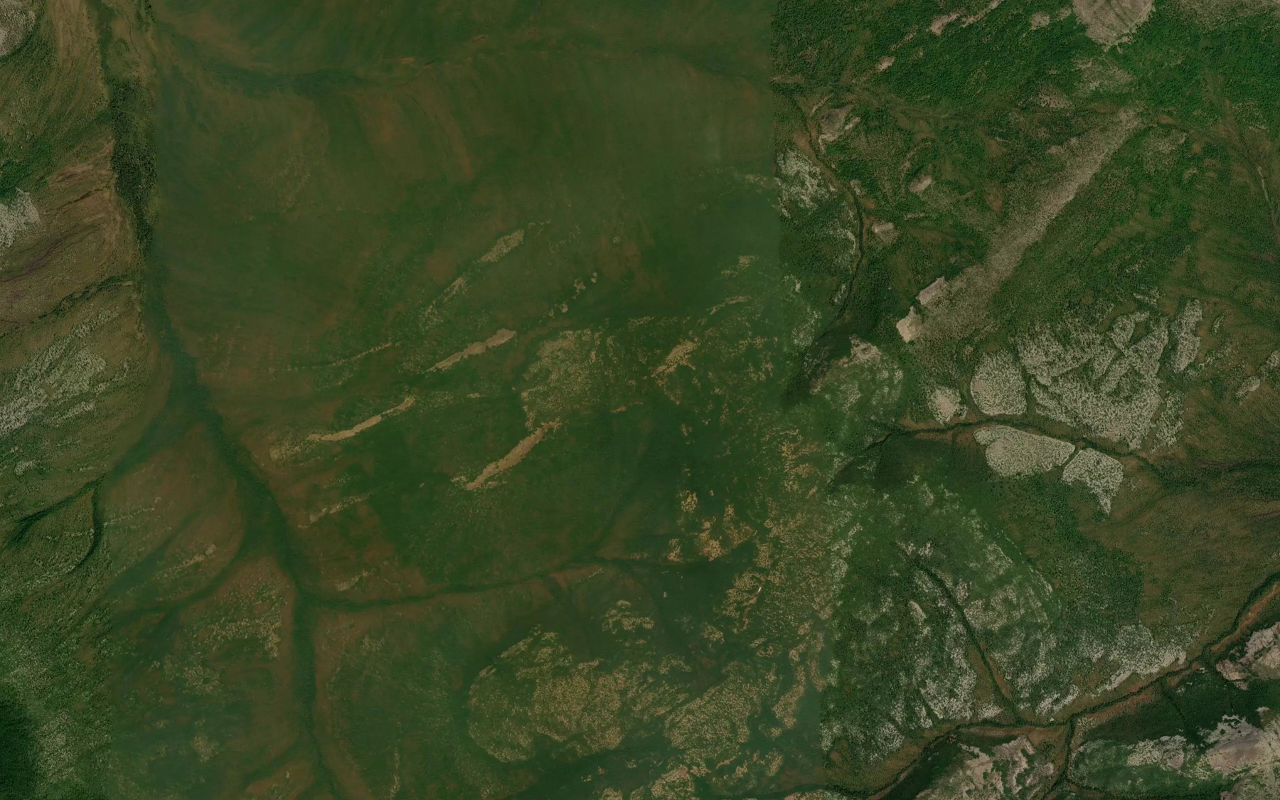 Satellite map of the Khusharin