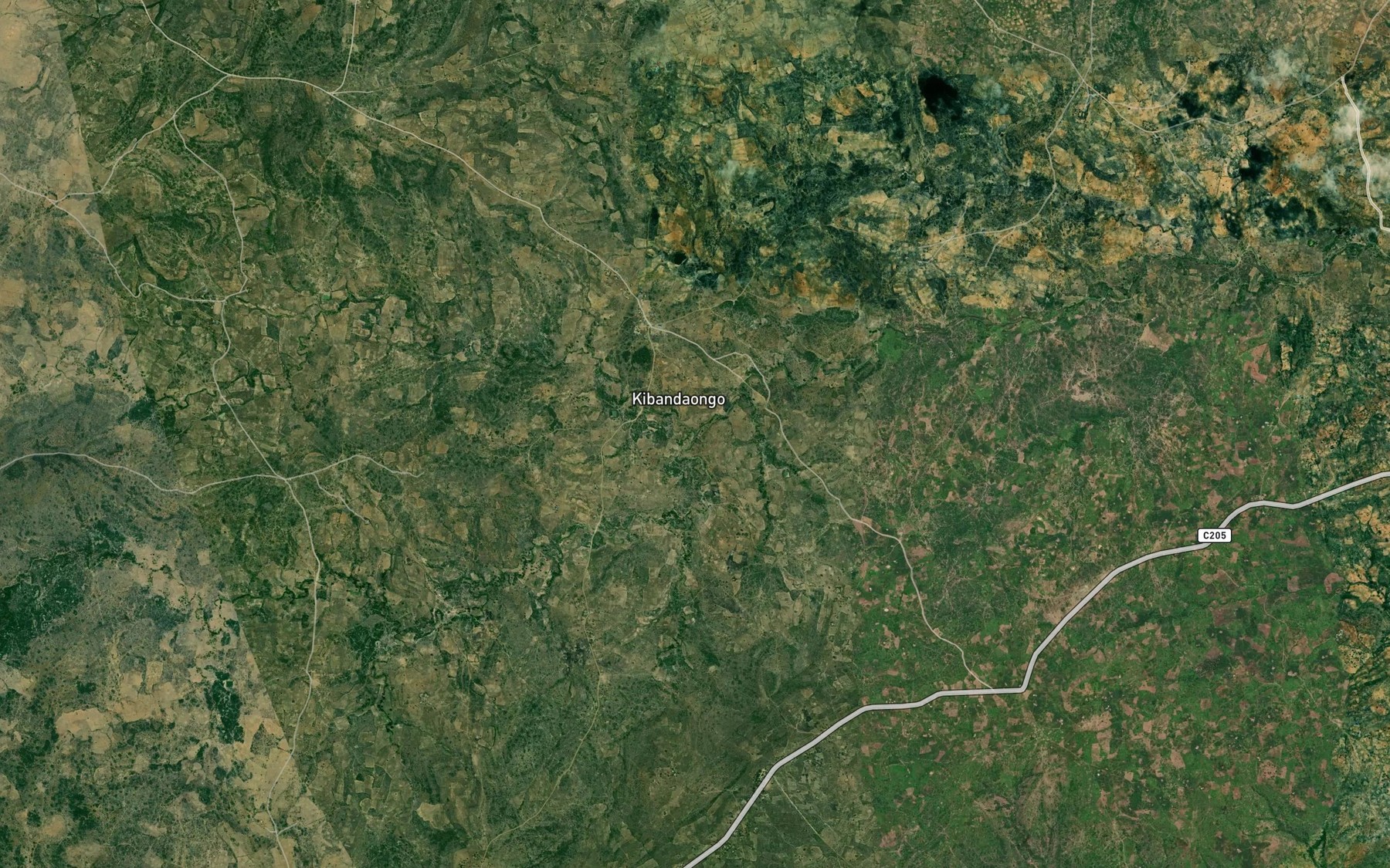 Satellite map of the Mazola