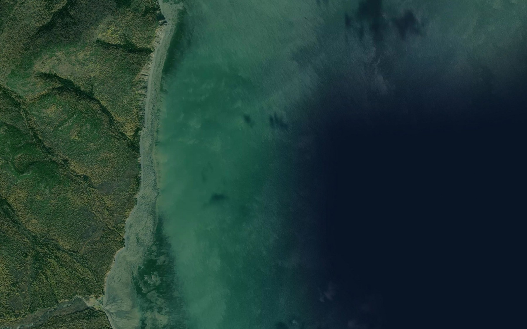 Satellite map of the Bukhta Mamga