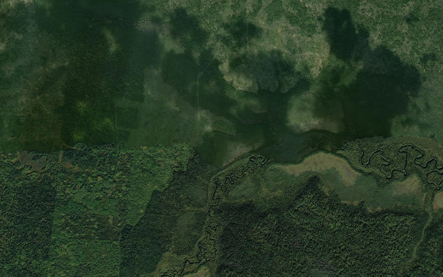 Satellite map of the Malaya Toya